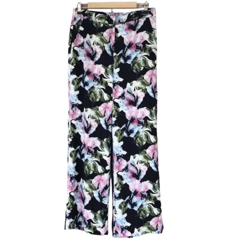 VINCE CAMUTO NWOT Floral Print With  Pockets Wide Leg Pants 6